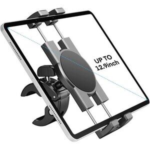 Bike Tablet Holder Mount, Phone iPad Holder Stand Exercise Bike Handlebar Mount